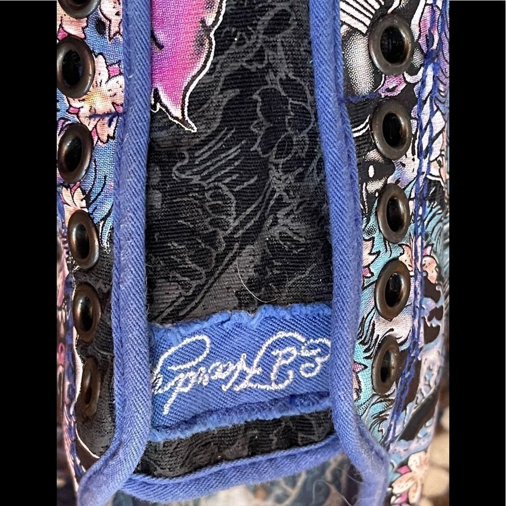 Don Ed Hardy Design shoes sz 5 - Picture 6 of 9